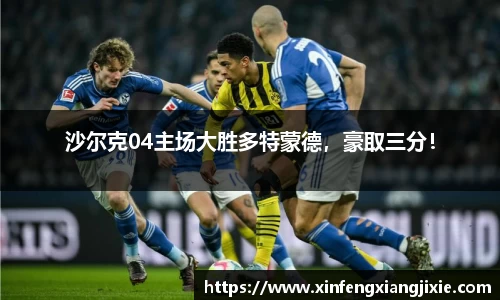 沙尔克04主场大胜多特蒙德，豪取三分！